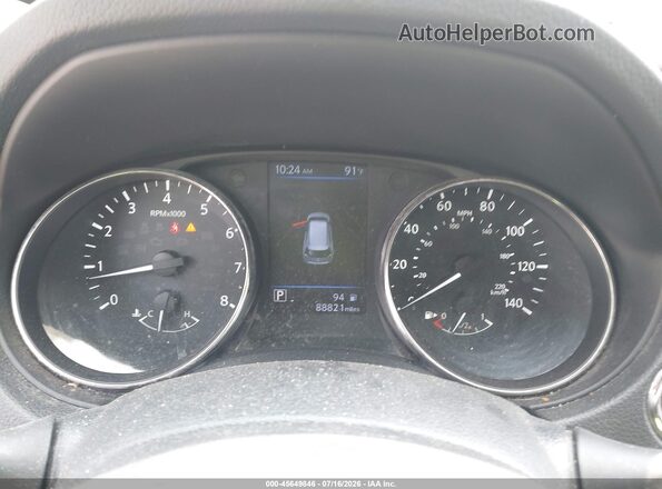 KNMAT2MV7JP597976 2018 NISSAN ROGUE Black Widok tylnych siedzeń