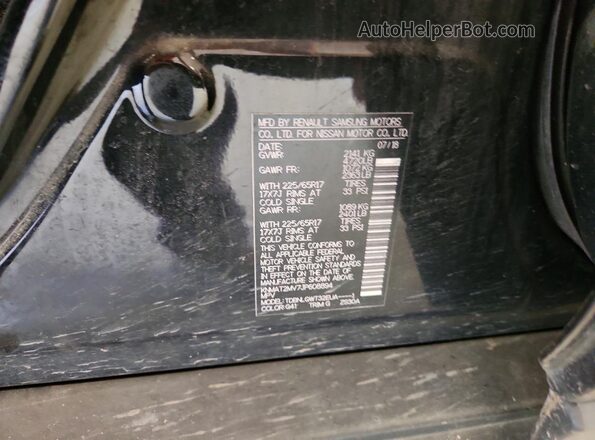 KNMAT2MV7JP608894 2018 NISSAN ROGUE Black 360 interior view