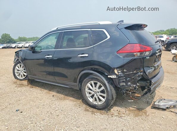 KNMAT2MV7KP507372 2019 NISSAN ROGUE Black Trasero izquierdo