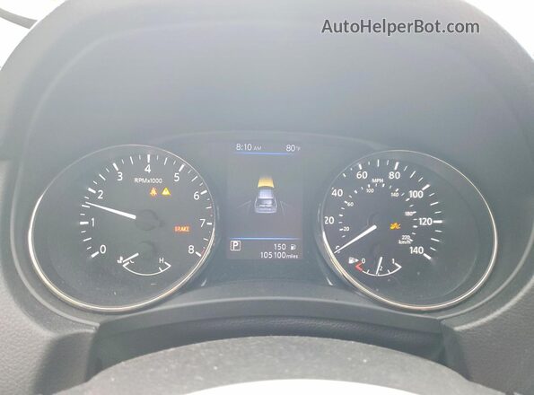 KNMAT2MV7KP516069 2019 NISSAN ROGUE Gray Սարքավորումների վահանակի տեսք