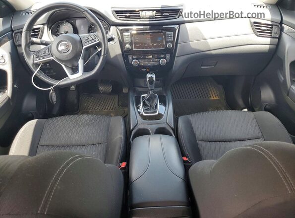 KNMAT2MV7KP537925 2019 NISSAN ROGUE Blue Widok deski rozdzielczej