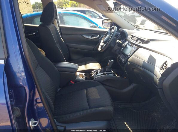KNMAT2MV7KP540016 2019 NISSAN ROGUE Синий Вид салона спереди