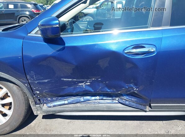 KNMAT2MV7KP540016 2019 NISSAN ROGUE Синий 