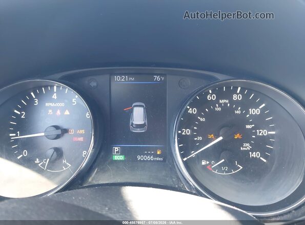 KNMAT2MV7KP540016 2019 NISSAN ROGUE Синий Вид задних сидений
