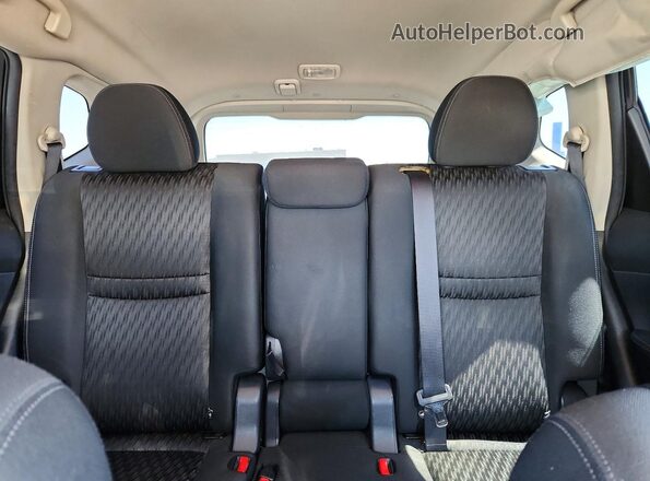 KNMAT2MV7KP553784 2019 NISSAN ROGUE Black უკანა სავარძლების ხედი