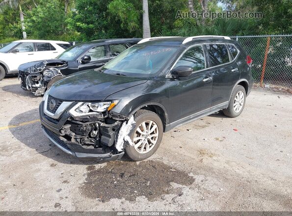 KNMAT2MV7LP526683 2020 NISSAN ROGUE Black წინა მარცხენა ხედი სამი მეოთხედიდან