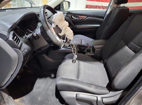 KNMAT2MV7LP531818 2020 NISSAN ROGUE Gray წინა სალონის ხედი