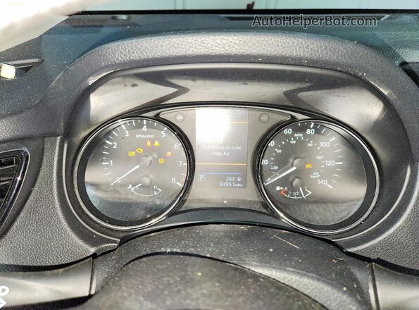 KNMAT2MV7LP531818 2020 NISSAN ROGUE Gray ხელსაწყოთა პანელის ხედი