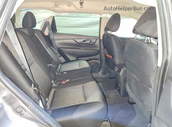 KNMAT2MV7LP531818 2020 NISSAN ROGUE Gray უკანა სალონის ხედი