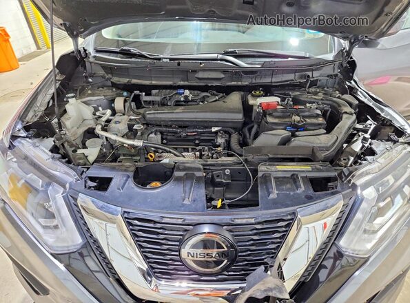 KNMAT2MV7LP531818 2020 NISSAN ROGUE Gray ძრავის განყოფილების ხედი