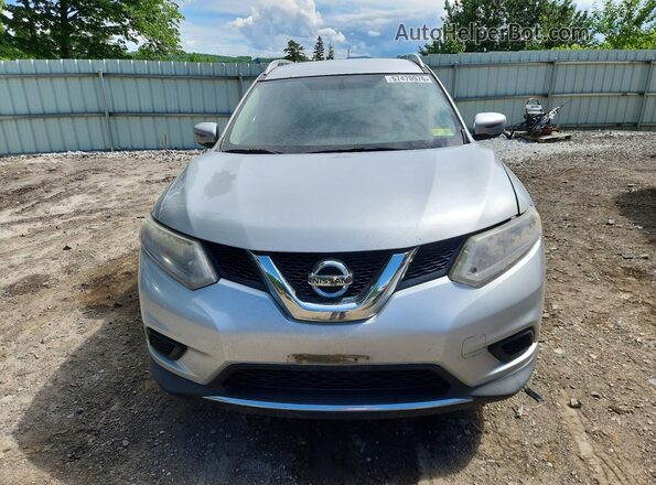 KNMAT2MV8GP600134 2016 NISSAN ROGUE Silver Вид спереду