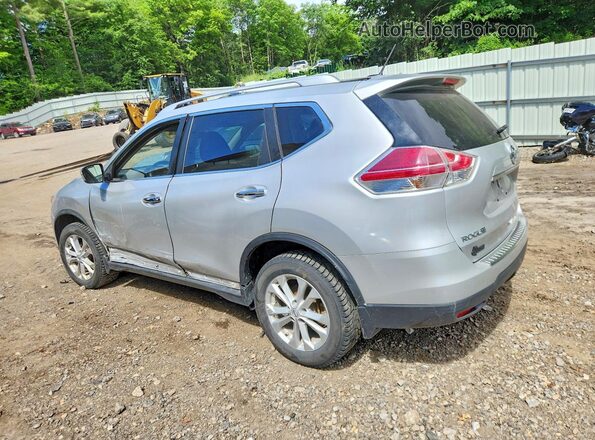 KNMAT2MV8GP600134 2016 NISSAN ROGUE Silver Задня ліва чверть