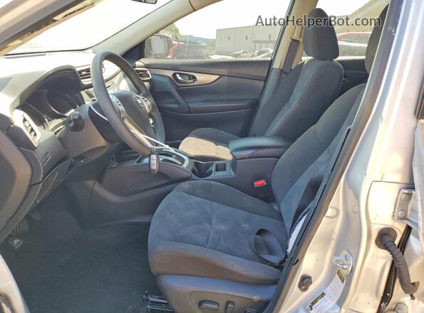 KNMAT2MV8GP614440 2016 NISSAN ROGUE Silver Вид салону спереду