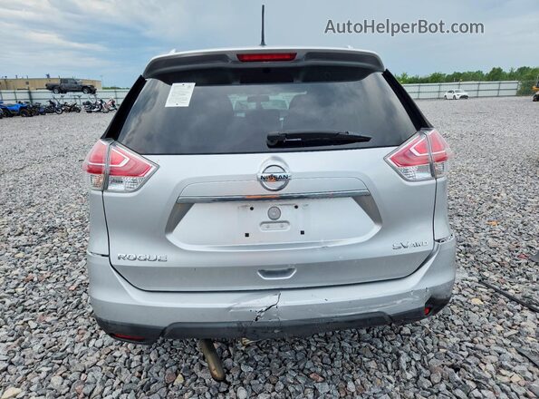 KNMAT2MV8GP618472 2016 NISSAN ROGUE Silver უკანა ხედი
