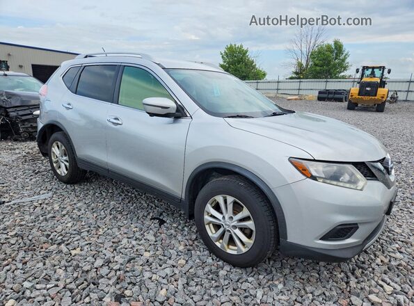 KNMAT2MV8GP618472 2016 NISSAN ROGUE Silver წინა მარჯვენა
