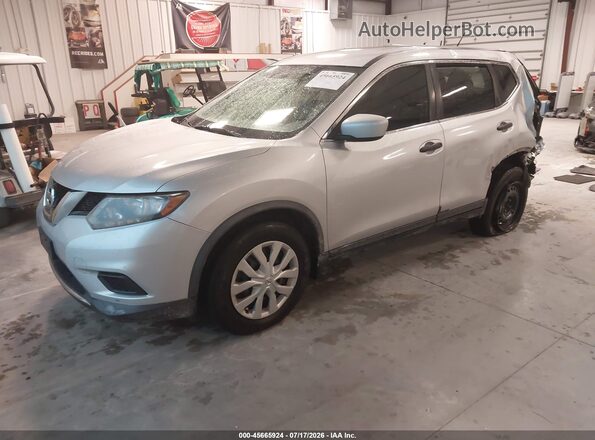 KNMAT2MV8GP625373 2016 NISSAN ROGUE Silver Vista tres cuartos delantera izquierda
