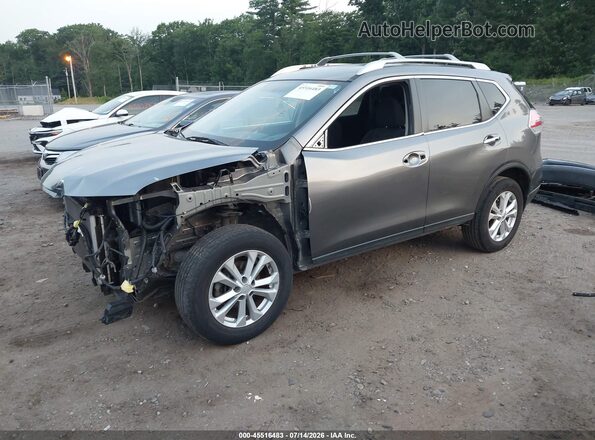 KNMAT2MV8GP633571 2016 NISSAN ROGUE Gray Przód lewy