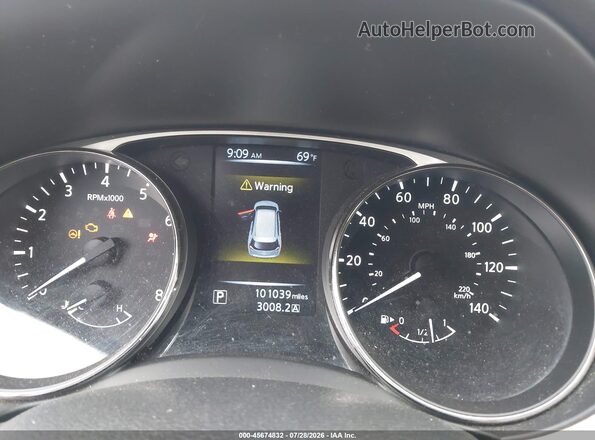 KNMAT2MV8GP640715 2016 NISSAN ROGUE Gray უკანა სავარძლების ხედი