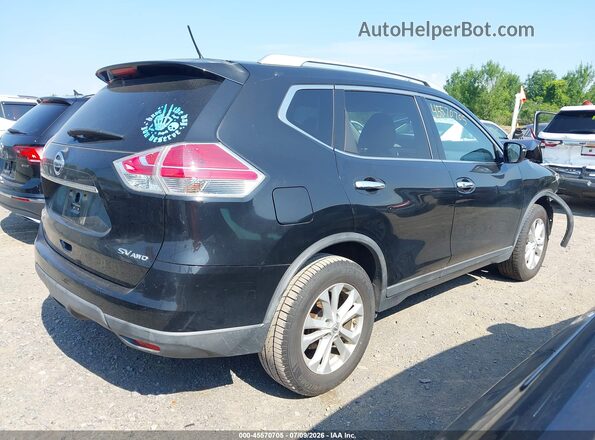 KNMAT2MV8GP640830 2016 NISSAN ROGUE Black Tył prawy