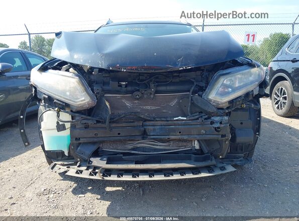KNMAT2MV8GP640830 2016 NISSAN ROGUE Black Widok z przodu