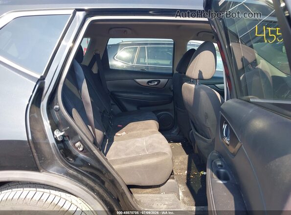 KNMAT2MV8GP640830 2016 NISSAN ROGUE Black Widok naklejki z numerem VIN
