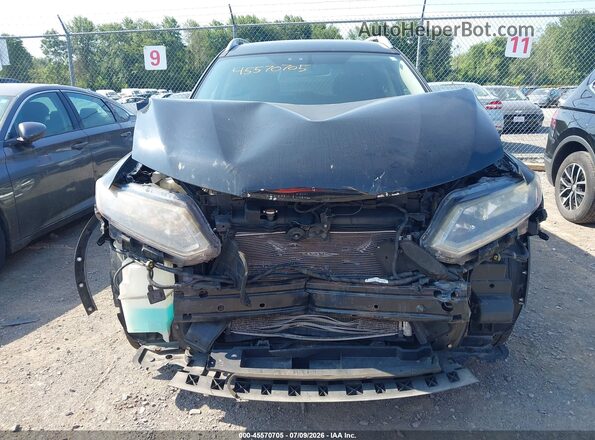 KNMAT2MV8GP640830 2016 NISSAN ROGUE Black Widok wnętrza z tyłu