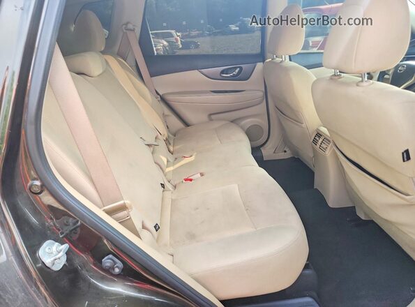 KNMAT2MV8GP643257 2016 NISSAN ROGUE Gray Вид задньої частини салону