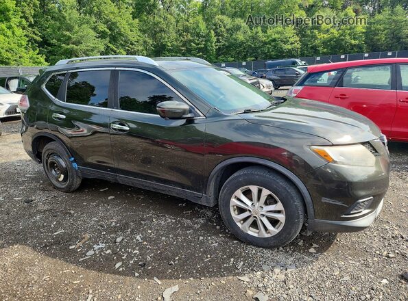 KNMAT2MV8GP643257 2016 NISSAN ROGUE Gray Передня права чверть