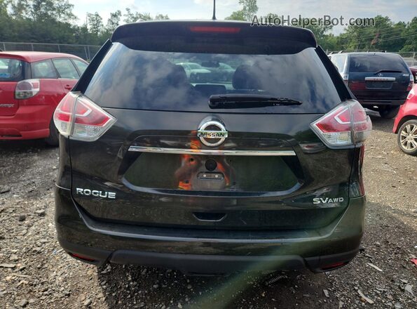 KNMAT2MV8GP643257 2016 NISSAN ROGUE Gray Вид ззаду