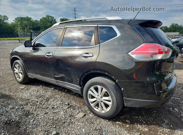 KNMAT2MV8GP643257 2016 NISSAN ROGUE Gray Задня ліва чверть