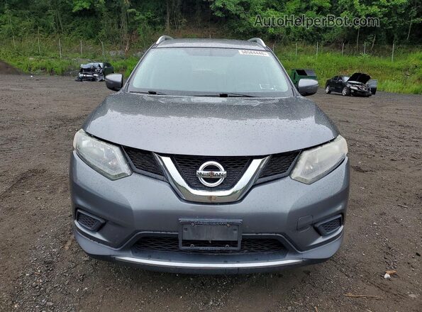 KNMAT2MV8GP648104 2016 NISSAN ROGUE Gray Widok z przodu