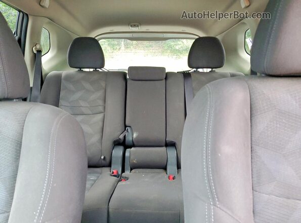KNMAT2MV8GP648104 2016 NISSAN ROGUE Gray Widok tylnych siedzeń