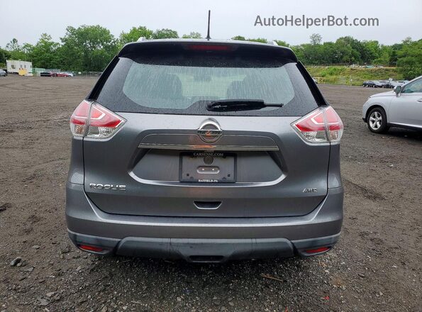 KNMAT2MV8GP648104 2016 NISSAN ROGUE Gray Widok z tyłu
