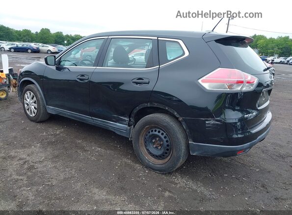 KNMAT2MV8GP658146 2016 NISSAN ROGUE Black Rear left