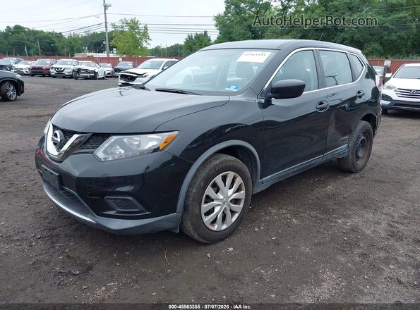 KNMAT2MV8GP658146 2016 NISSAN ROGUE Black Front left
