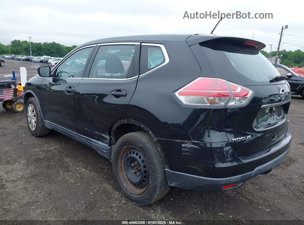 KNMAT2MV8GP658146 2016 NISSAN ROGUE Black Front view