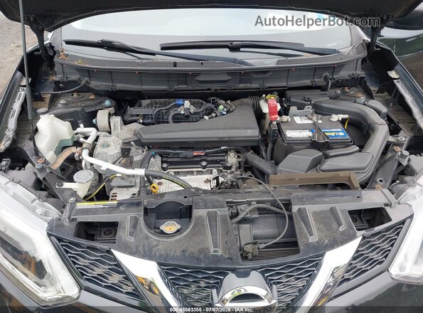 KNMAT2MV8GP658146 2016 NISSAN ROGUE Black Rear view