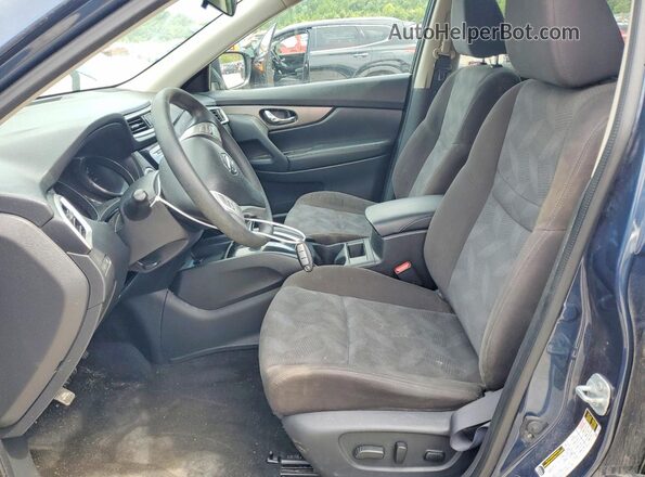 KNMAT2MV8GP700301 2016 NISSAN ROGUE Charcoal წინა სალონის ხედი