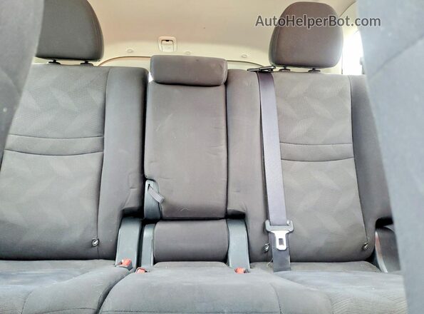 KNMAT2MV8GP700301 2016 NISSAN ROGUE Charcoal უკანა სავარძლების ხედი