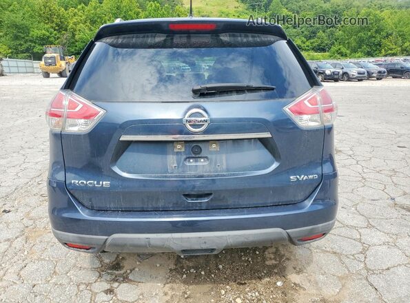 KNMAT2MV8GP700301 2016 NISSAN ROGUE Charcoal უკანა ხედი