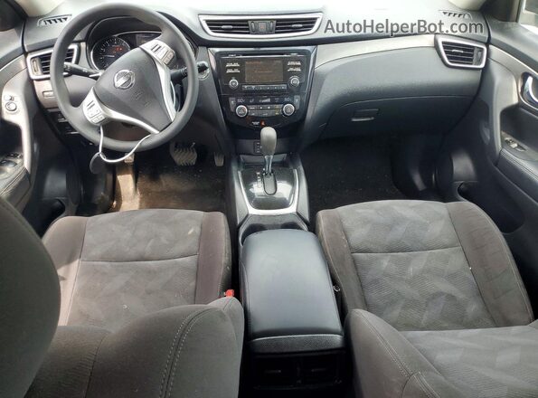 KNMAT2MV8GP700301 2016 NISSAN ROGUE Charcoal წინა პანელის ხედი