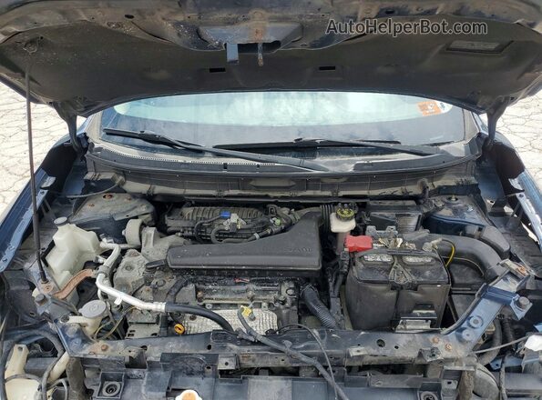 KNMAT2MV8GP700301 2016 NISSAN ROGUE Charcoal ძრავის განყოფილების ხედი