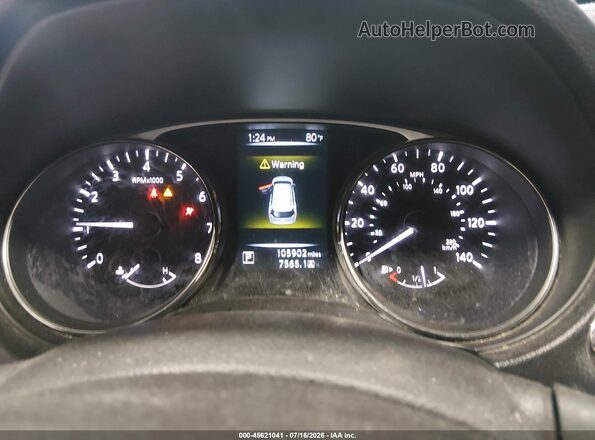 KNMAT2MV8GP713601 2016 NISSAN ROGUE Gray წინა სალონის ხედი