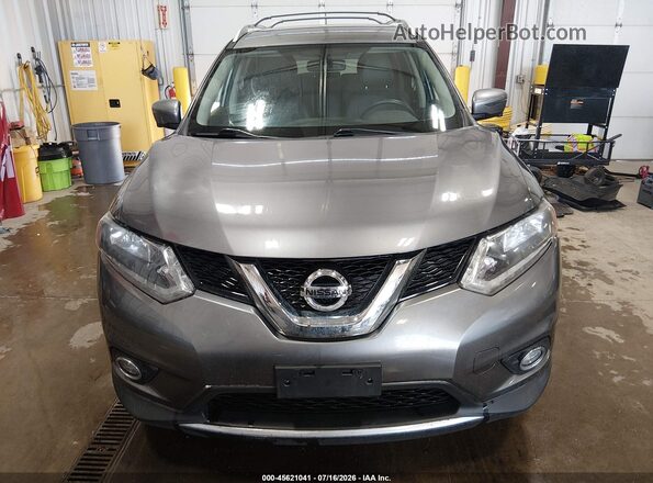 KNMAT2MV8GP713601 2016 NISSAN ROGUE Gray ძრავის განყოფილების ხედი