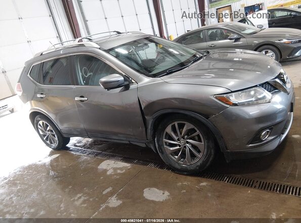 KNMAT2MV8GP713601 2016 NISSAN ROGUE Gray უკანა ხედი