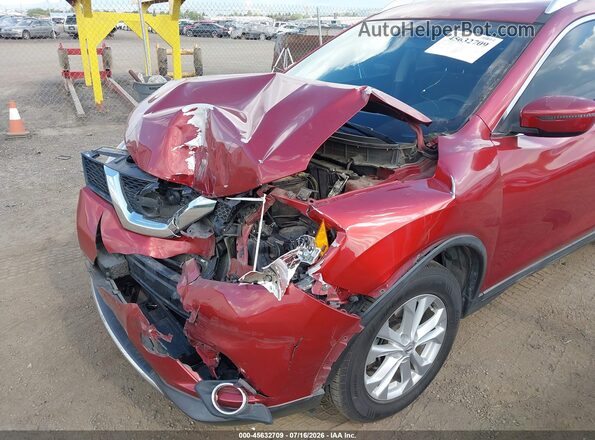 KNMAT2MV8GP716949 2016 NISSAN ROGUE Red 