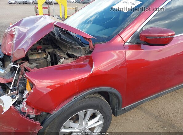 KNMAT2MV8GP716949 2016 NISSAN ROGUE Red 
