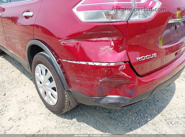 KNMAT2MV8GP728082 2016 NISSAN ROGUE Red Вид спереду