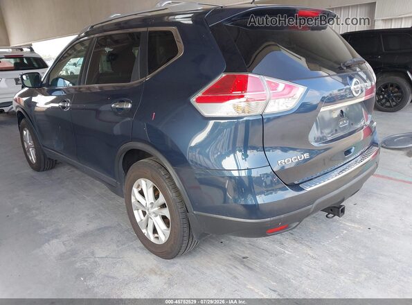 KNMAT2MV8GP734397 2016 NISSAN ROGUE Blue Tył lewy