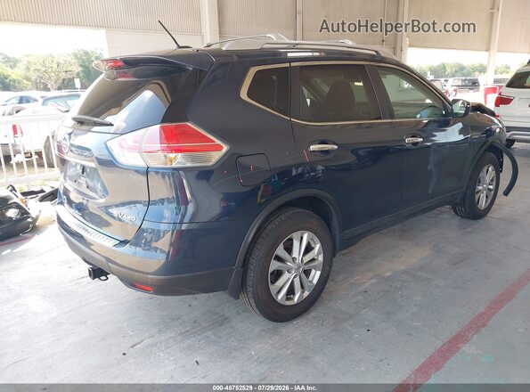 KNMAT2MV8GP734397 2016 NISSAN ROGUE Blue Tył prawy